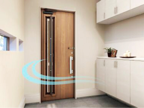 爽やかな風を取り込む
『採風ドア』